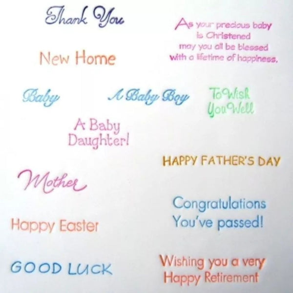 Patchwork Cutters Celebration Lettering Assorted Sugarcraft Icing Cutter Set Of 13