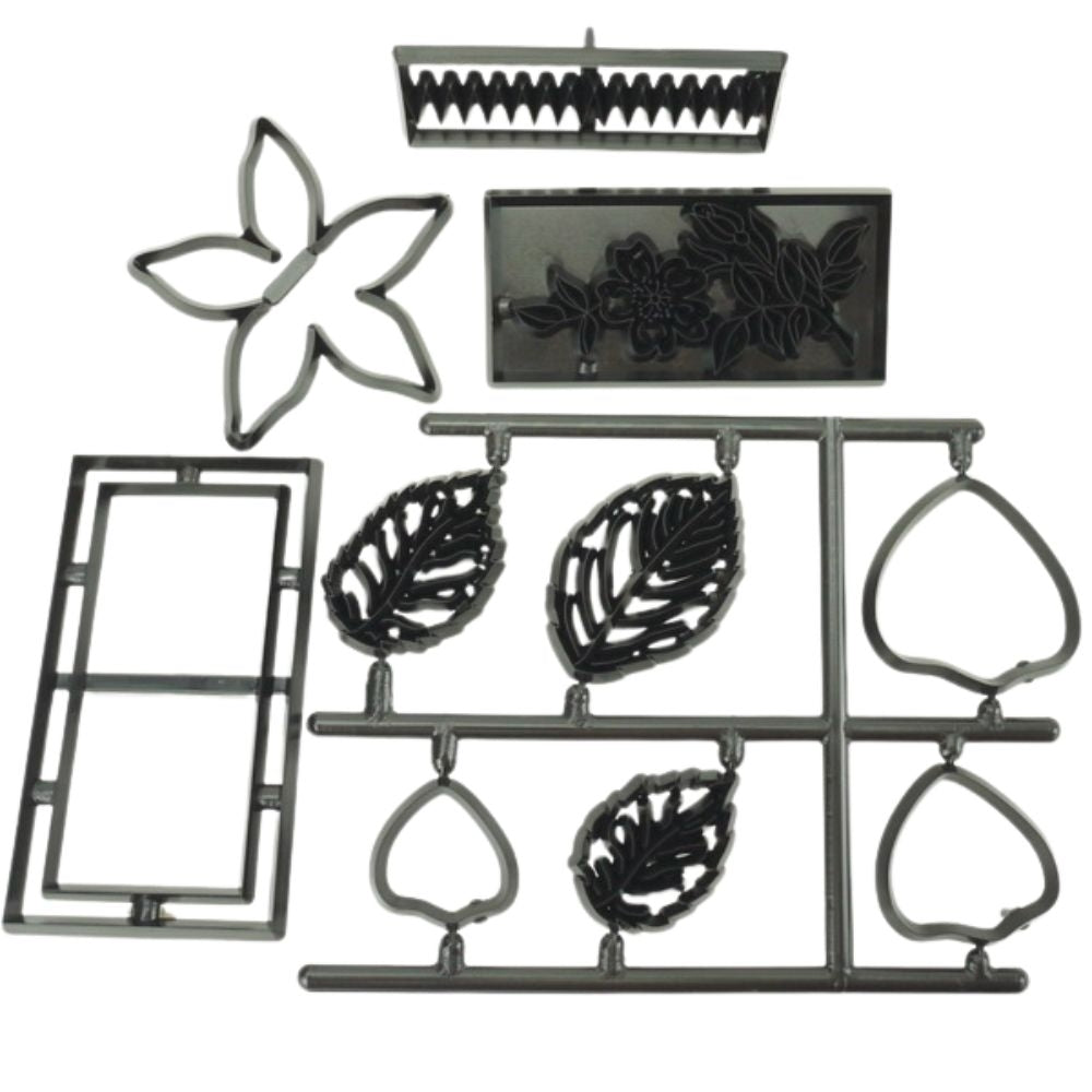 Patchwork Cutters Briar Rose Sugarcraft Icing Cutter Set Of 10