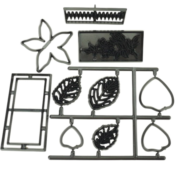 Patchwork Cutters Briar Rose Sugarcraft Icing Cutter Set Of 10