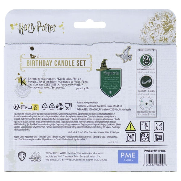 PME Harry Potter Slytherin House Candles Set Of 7