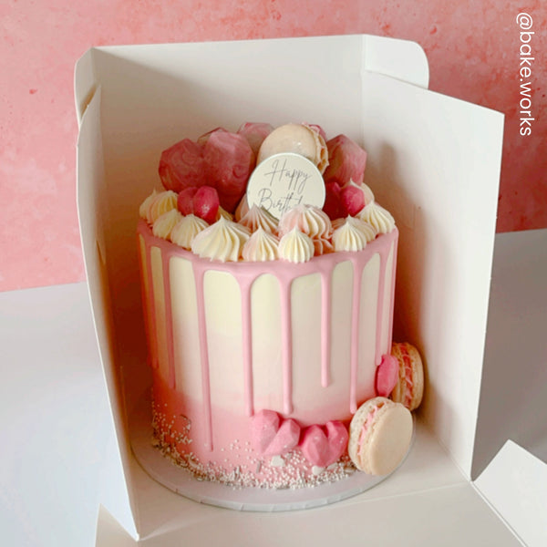 Simply Making Tall Extra Deep White Cake Box With Window
