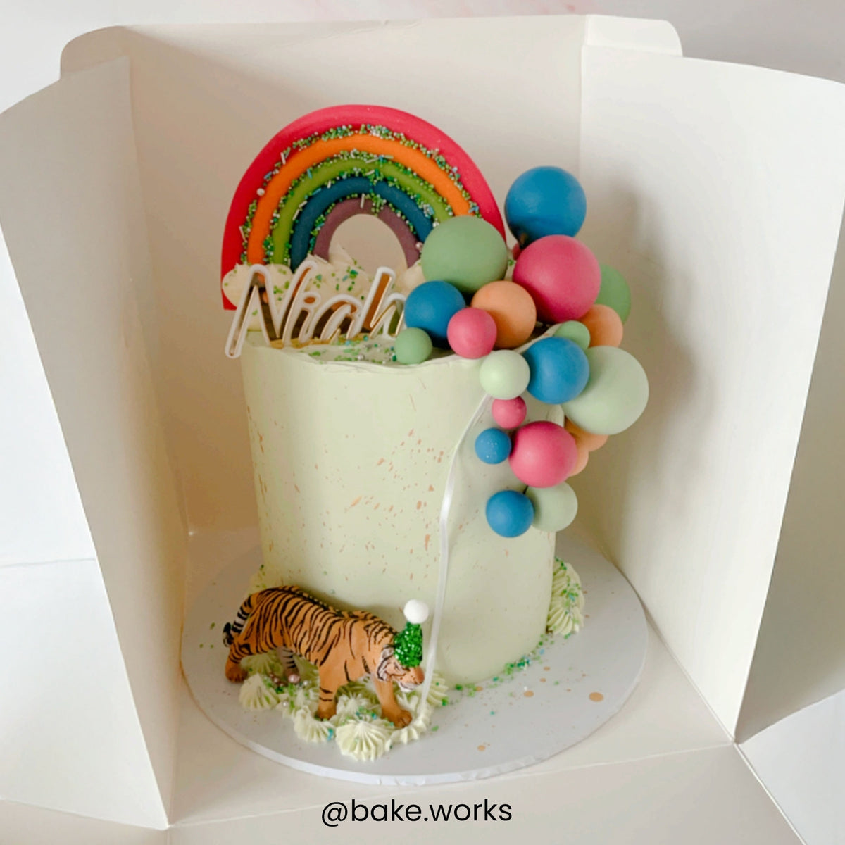 Simply Making Tall Extra Deep White Cake Box With Window
