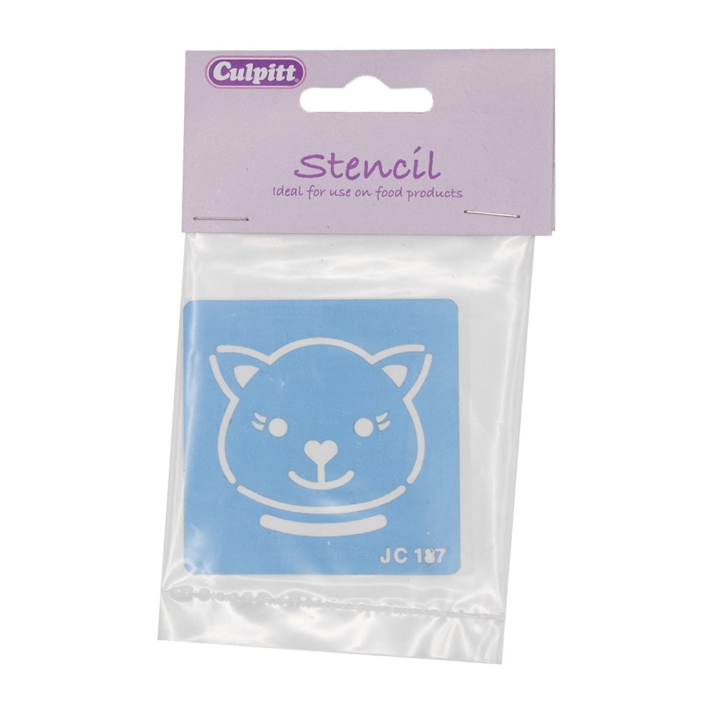 PME Cat Face Icing Stencil