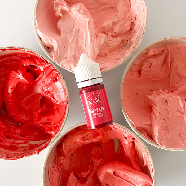 Fractal Colors SuperiOil Oil Based Food Colouring 30ml - Poppy Red