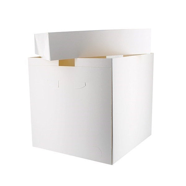 Culpitt Extra Deep White Cube Cake Box