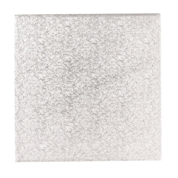Doric Cake Craft Square Silver Single Thick Cake Card