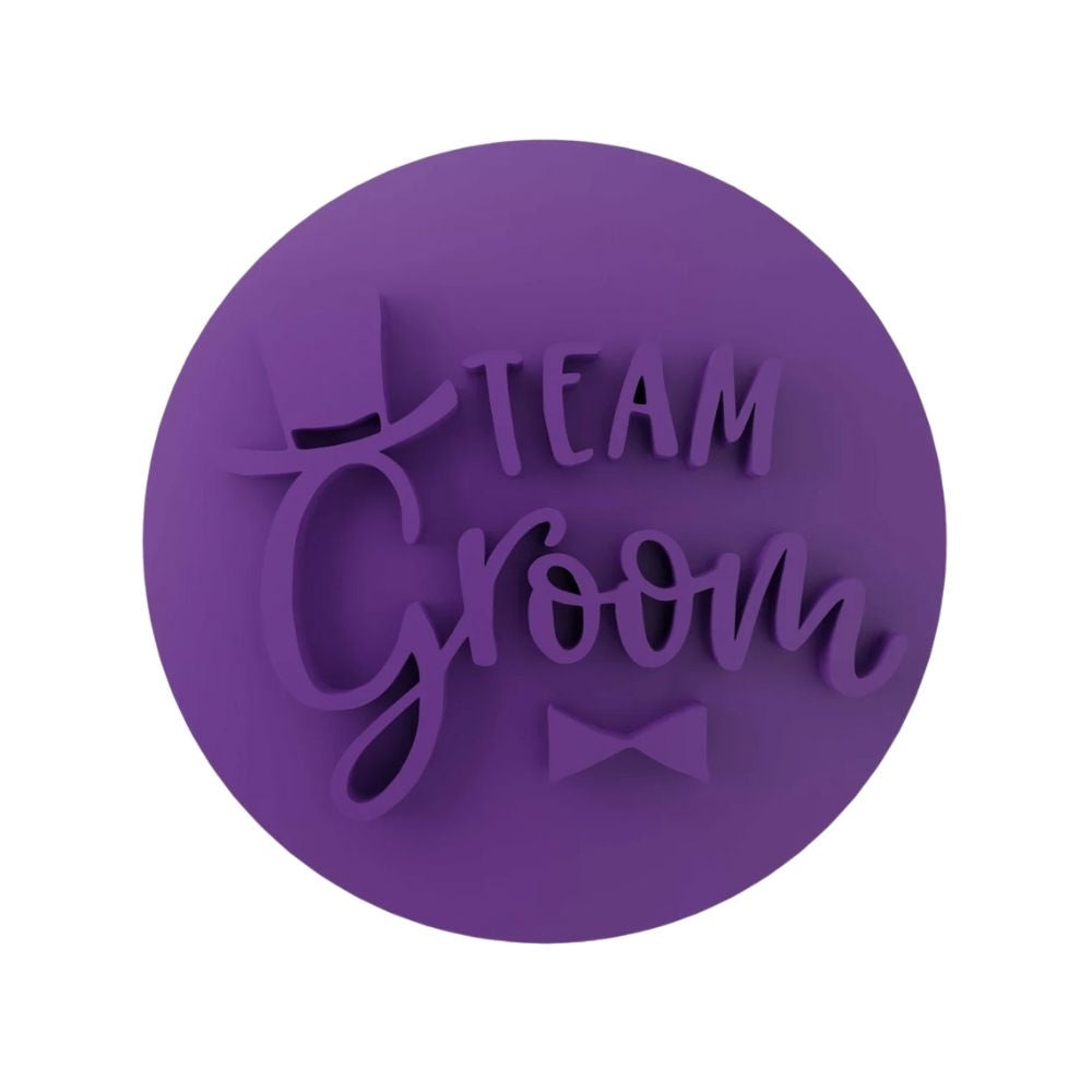 Sweet Treat Stamps Team Groom Embossing Stamp