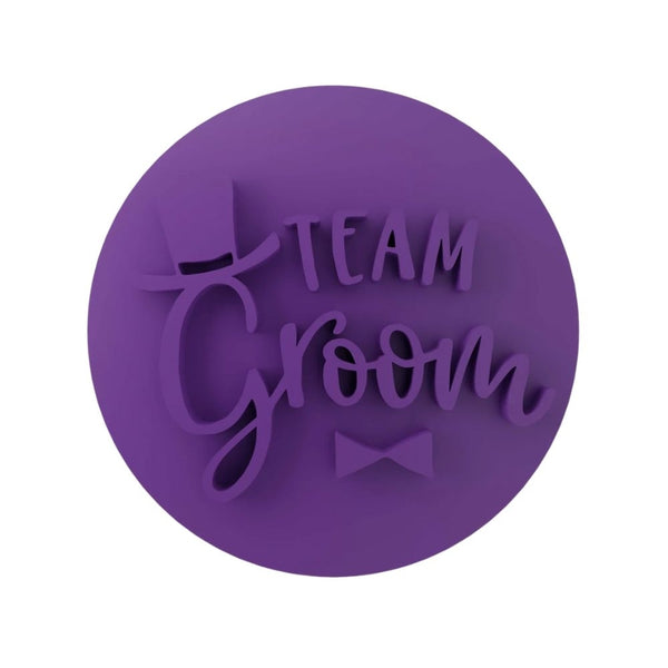 Sweet Treat Stamps Team Groom Embossing Stamp