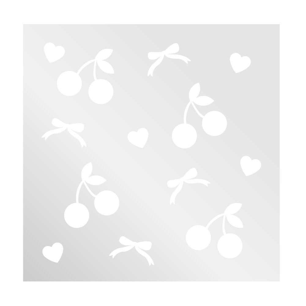 Simply Making Cherries Cake Stencil