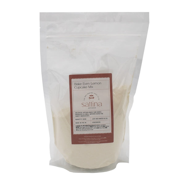 Sattina Bake Even Lemon Cupcake Mix 500g