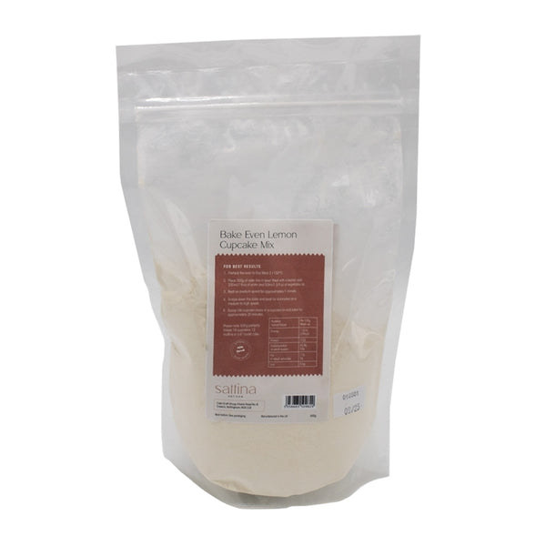 Sattina Bake Even Lemon Cupcake Mix 500g