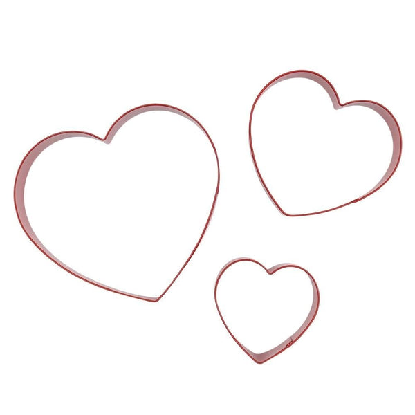 PME Hearts Valentines Cookie Cutter Set Of 3