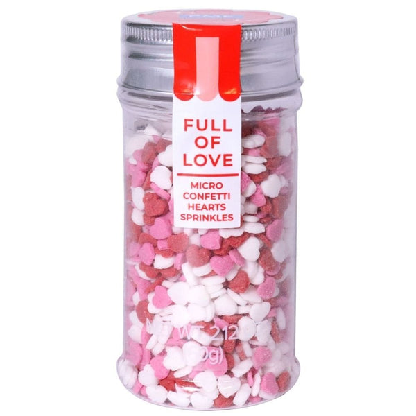 PME Micro Confetti Hearts Valentines Sprinkles 60g