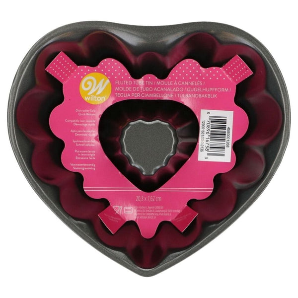 Wilton Heart Fluted Tube Pan 20cm