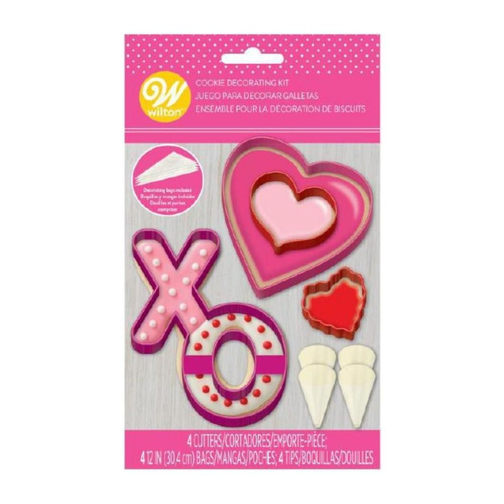 Wilton XO Hearts Cookie Decorating Kit