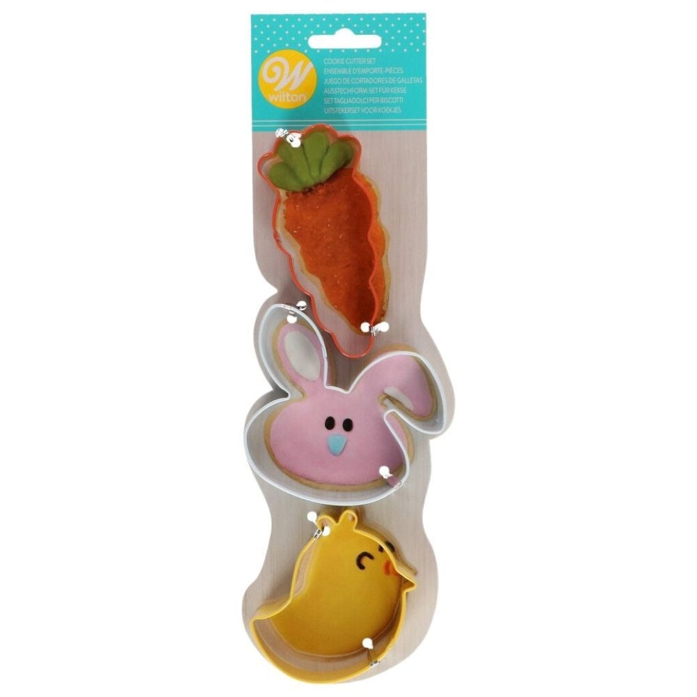 Wilton Whimsical Easter Cookie Cutter Set Of 3