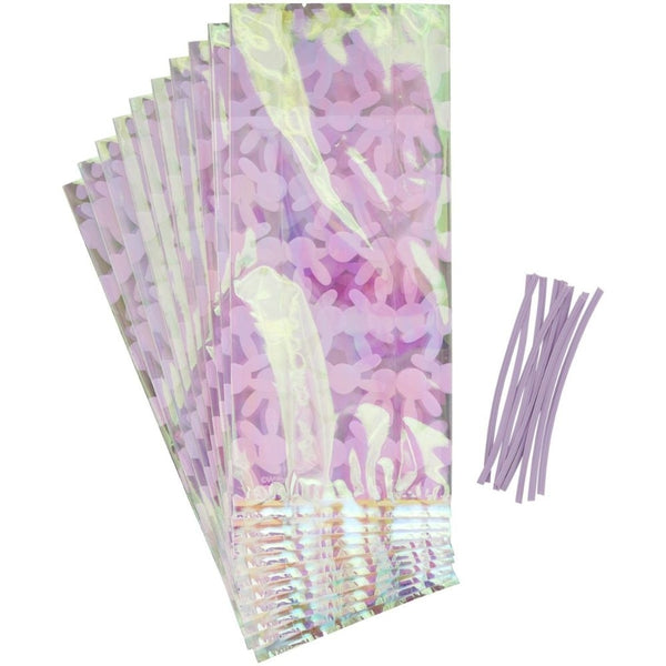 Wilton Bunny Iridescent Treat Bags x 10