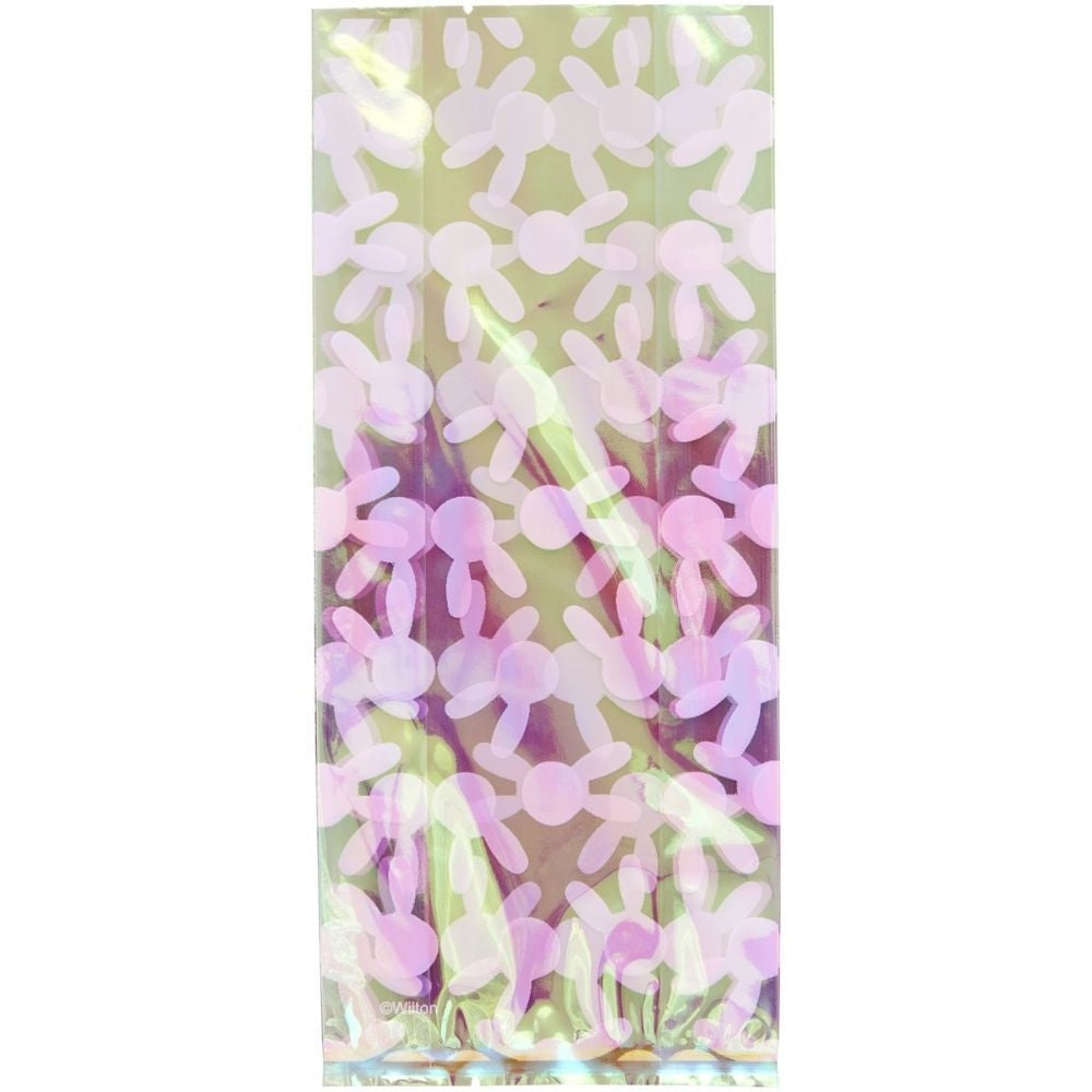 Wilton Bunny Iridescent Treat Bags x 10