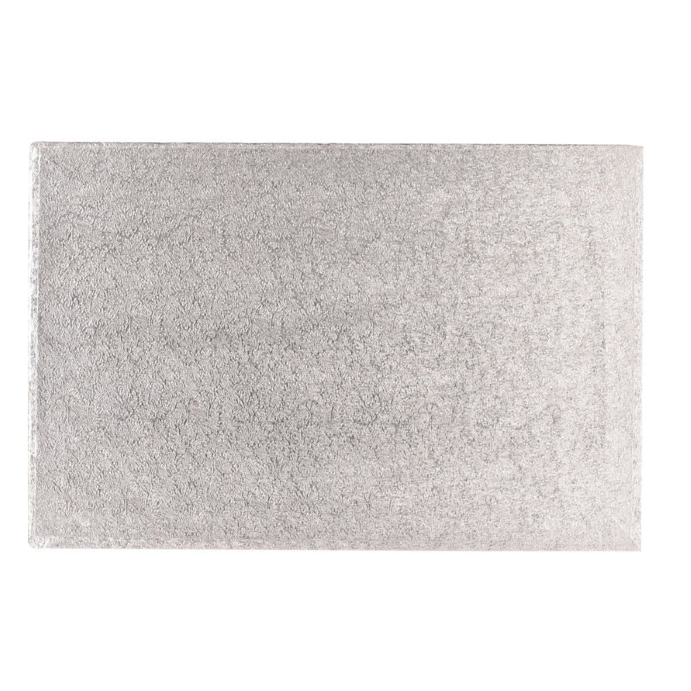 The Cake Decorating Co. Silver Oblong Drum Cake Board