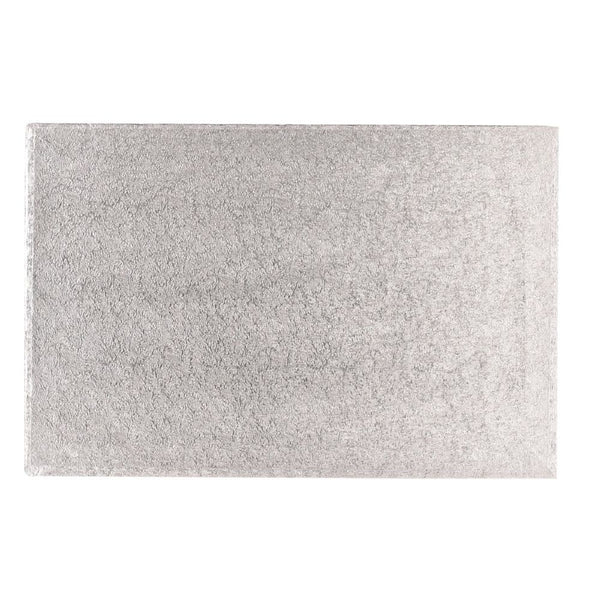 The Cake Decorating Co. Silver Oblong Drum Cake Board