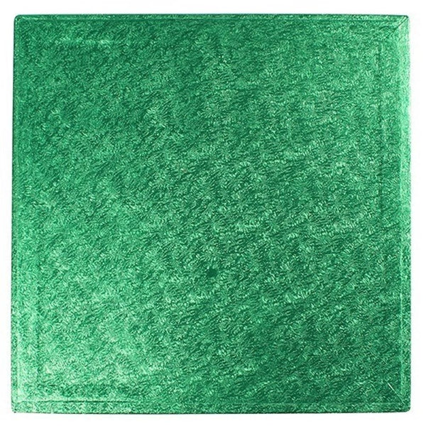 The Cake Decorating Co. Green Square Drum Cake Board