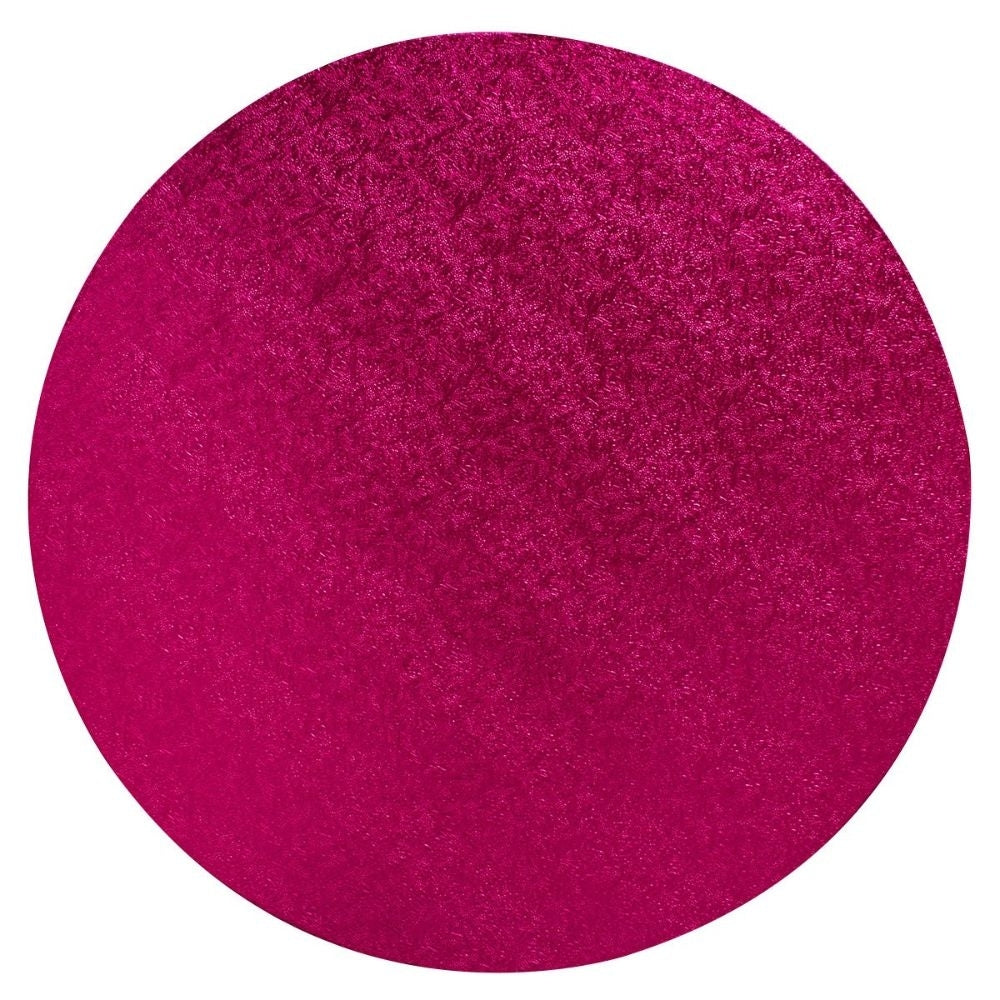 The Cake Decorating Co. Cerise Pink Round Drum Cake Board