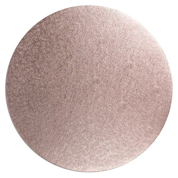 The Cake Decorating Co. Rose Gold Round Drum Cake Board
