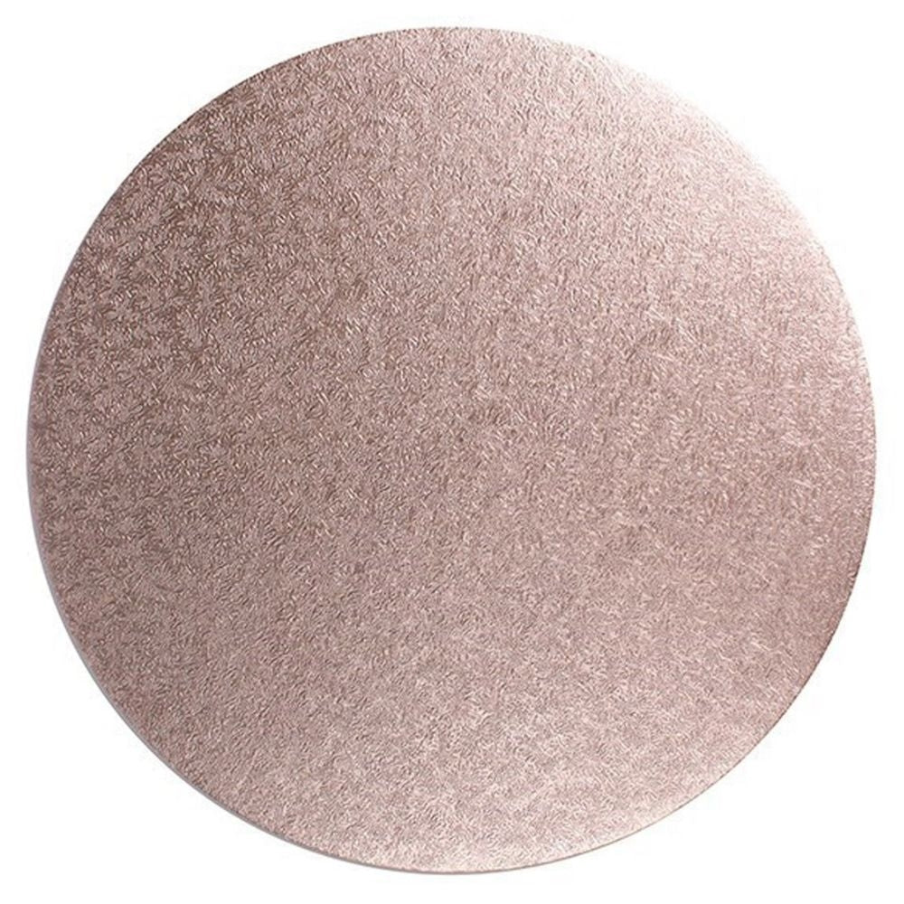 The Cake Decorating Co. Rose Gold Round Drum Cake Board