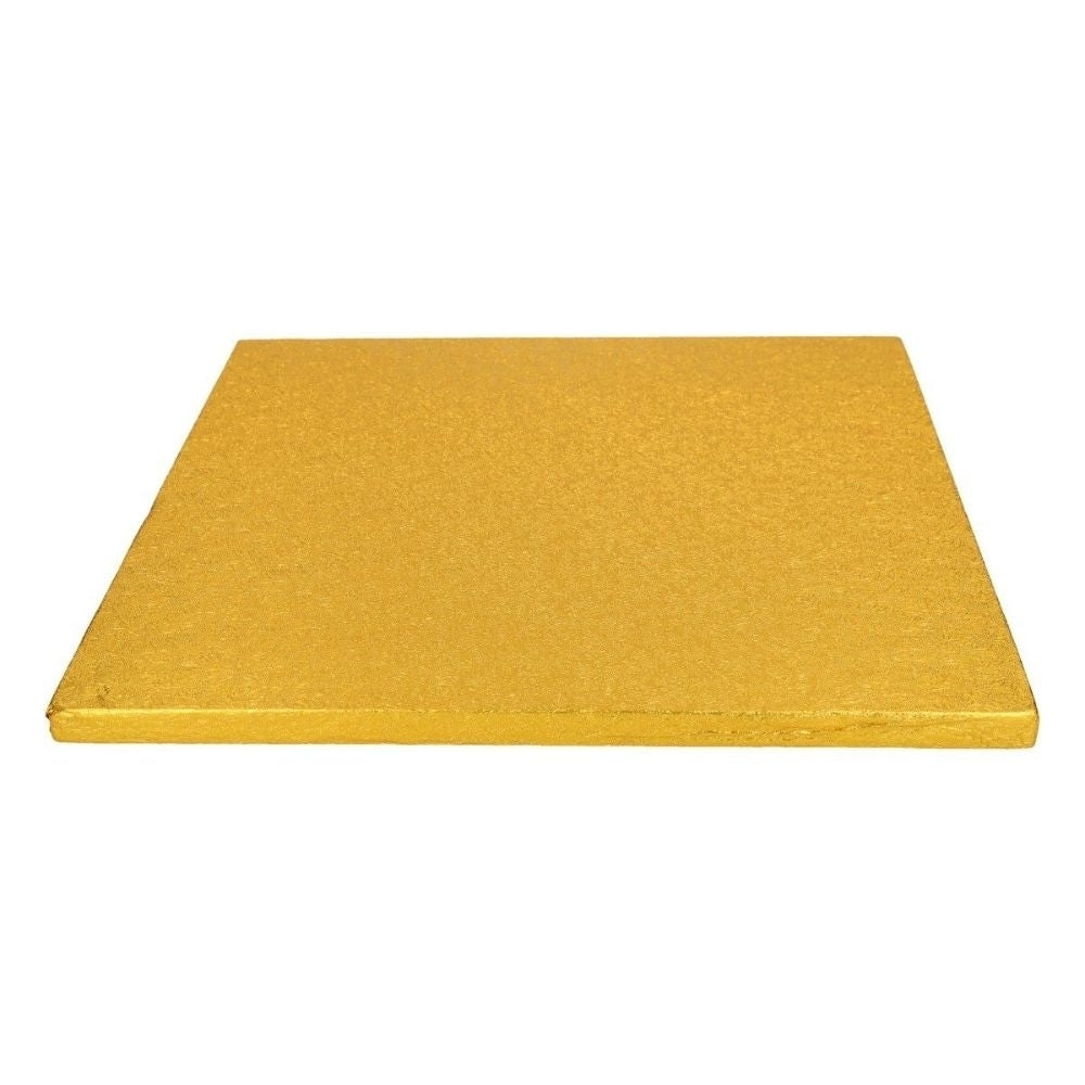 The Cake Decorating Co. Gold Square Drum Cake Board