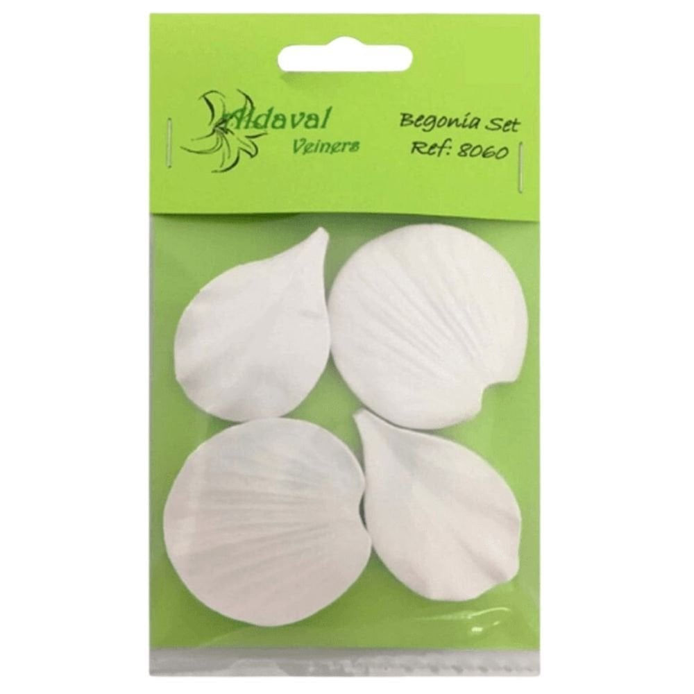 Aldaval Veiners Begonia Petal Silicone Veiner Set Of 4 (8060)