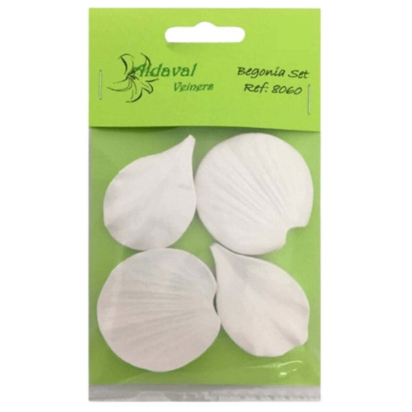 Aldaval Veiners Begonia Petal Silicone Veiner Set Of 4 (8060)