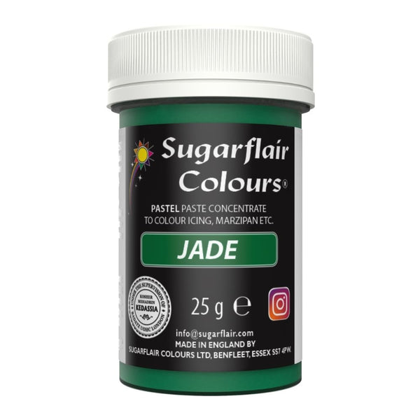 Sugarflair Jade Green - Pastel Paste Colouring 25g