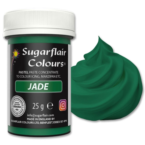 Sugarflair Jade Green - Pastel Paste Colouring 25g