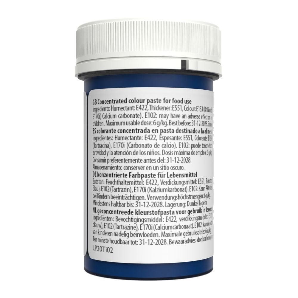 Sugarflair Kingfisher Blue - Pastel Paste Colouring 25g