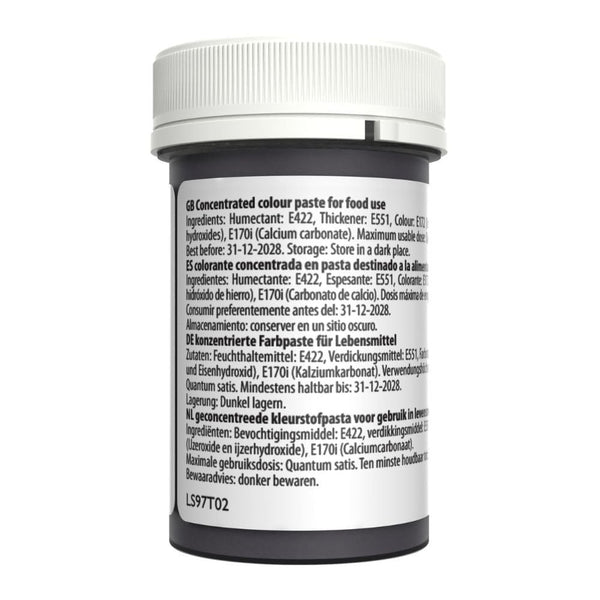 Sugarflair Antique Silver Satin Paste Food Colour 25g