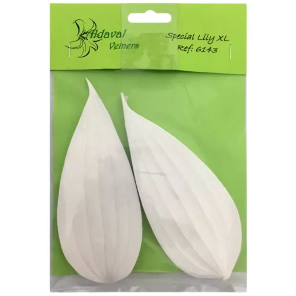 Aldaval Veiners XL Special Lily Leaf Silicone Veiner Set (6143)