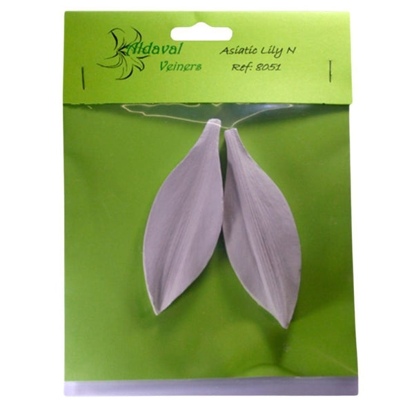 Aldaval Veiners Asiatic Lily Petal Silicone Veiner Set