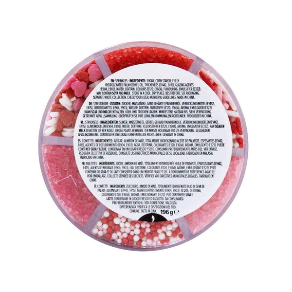 PME Sweet Love 6-in-1 Valentines Sprinkle Set 196g