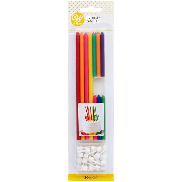Wilton Tall & Short Birthday Cake Candles x 20