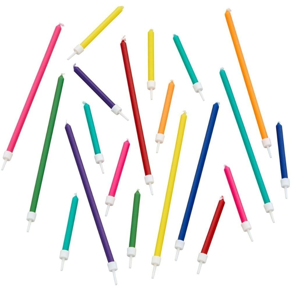 Wilton Tall & Short Birthday Cake Candles x 20