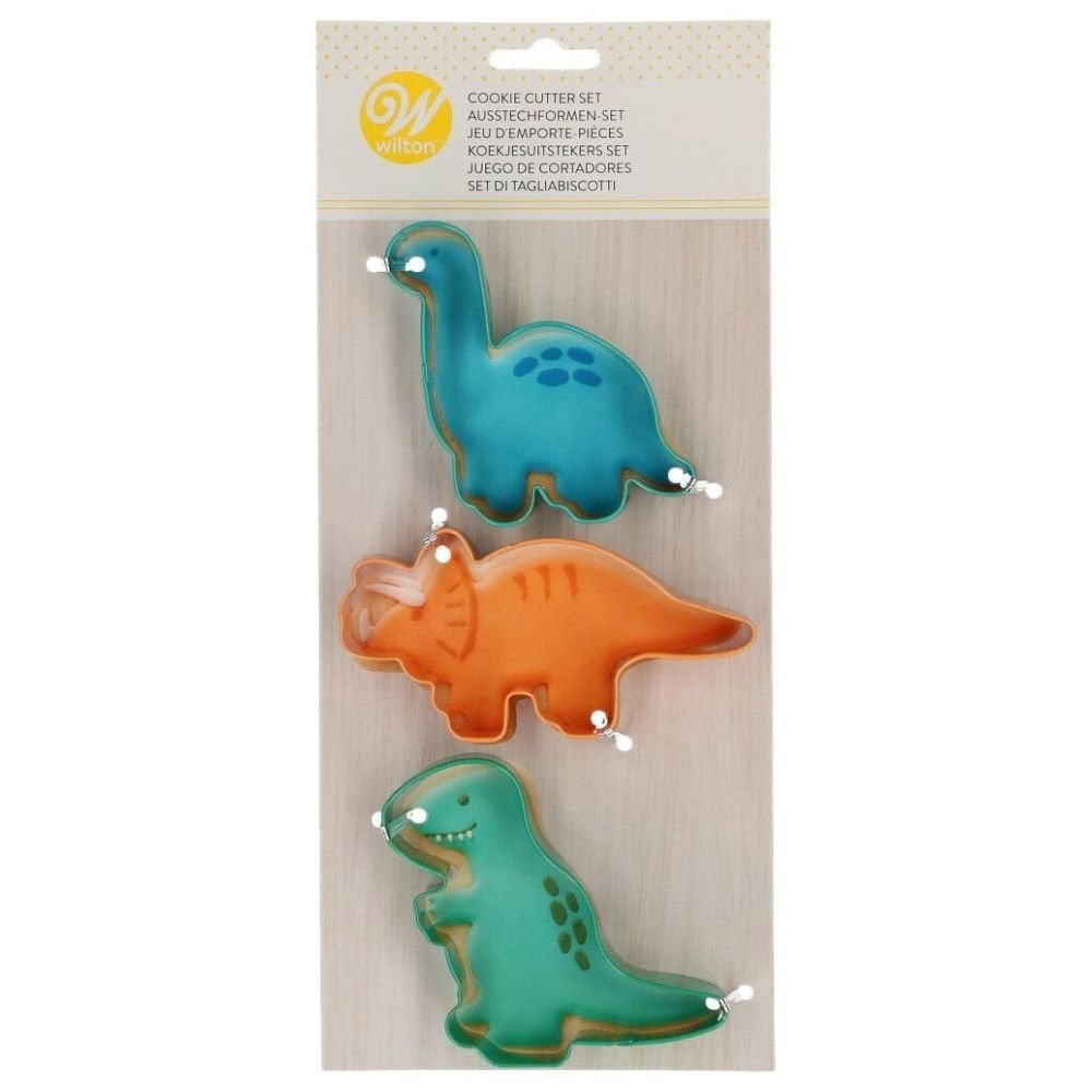 Wilton Dinosaur Cookie Cutter Set Of 3