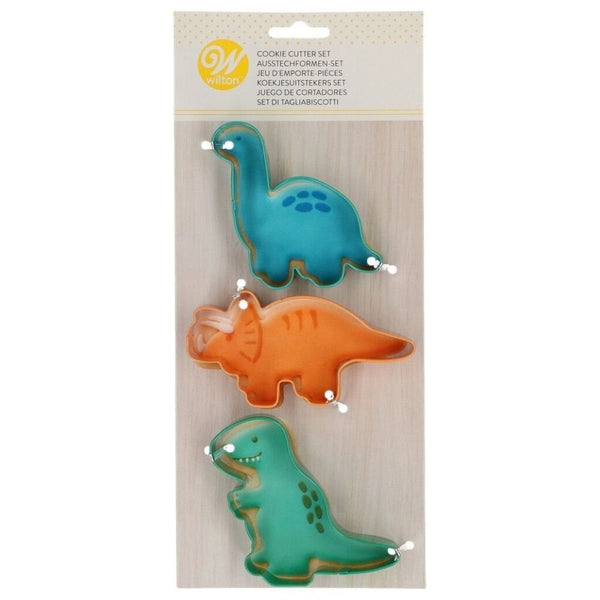 Wilton Dinosaur Cookie Cutter Set Of 3