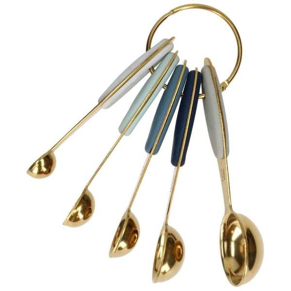Wilton Gold Metal Measuring Spoons Set Of 5