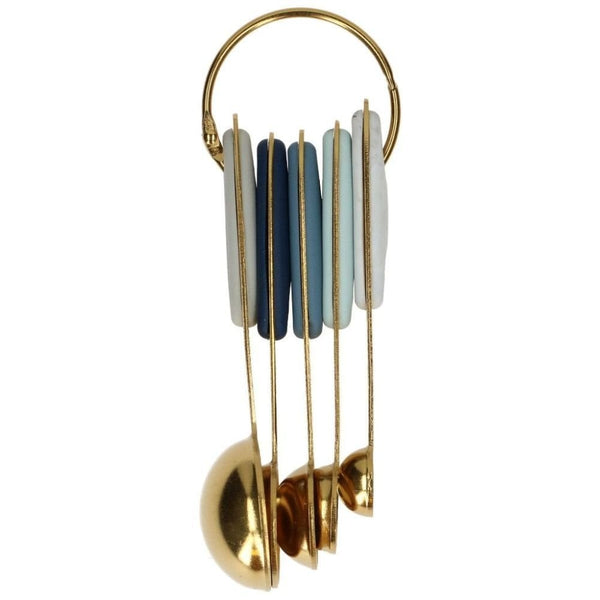 Wilton Gold Metal Measuring Spoons Set Of 5