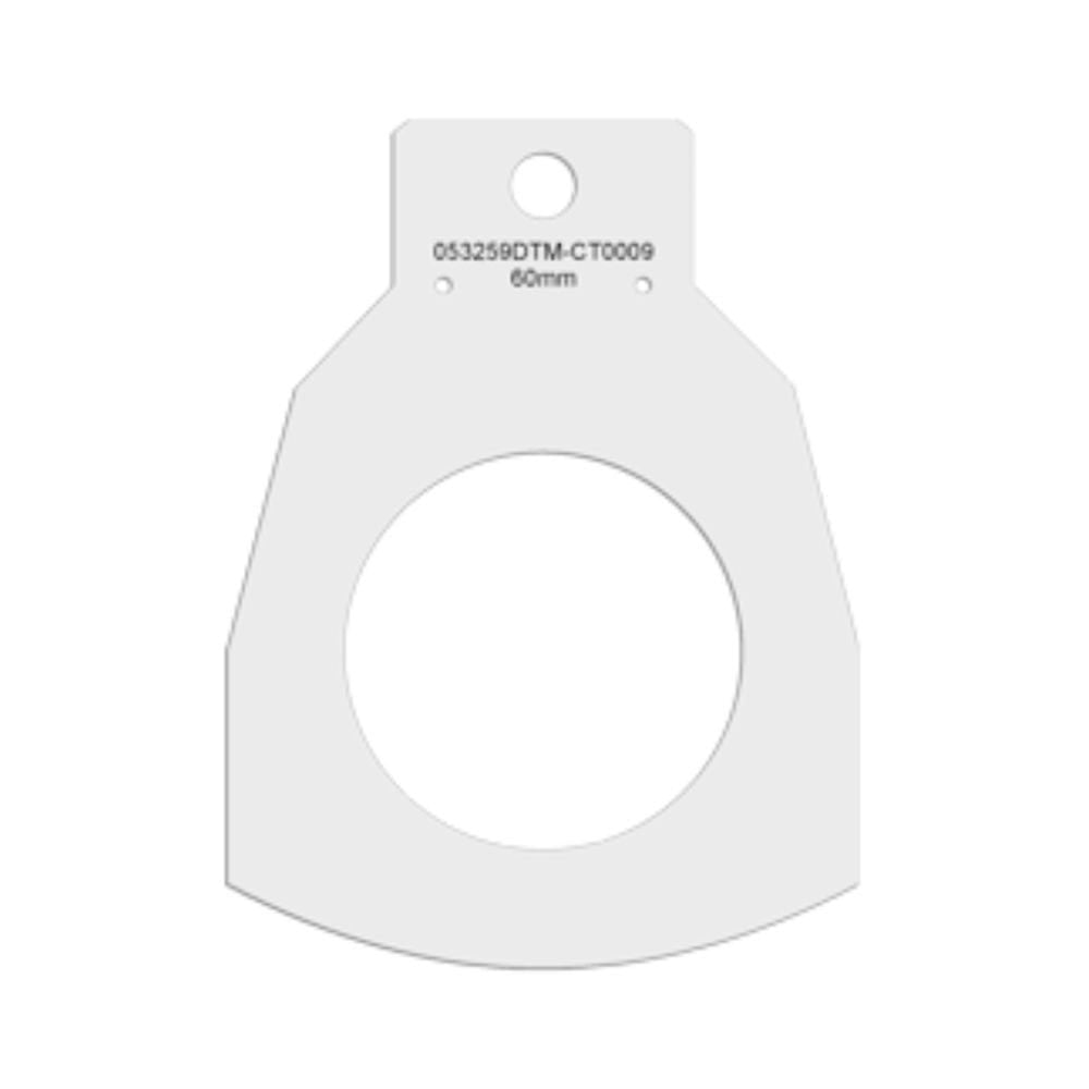 Eddie 60mm Single Hole Set Of 12 Carousel Trays For Eddie Edible Ink Printer