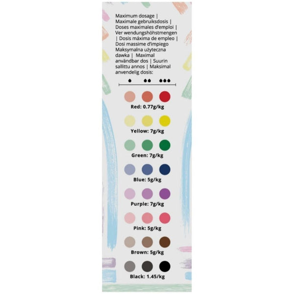 Sugarflair Mixed Colour Essential Paste Set Of 8 x 25g
