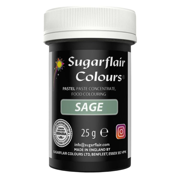 Sugarflair Sage - Pastel Paste Concentrate Colouring 25g