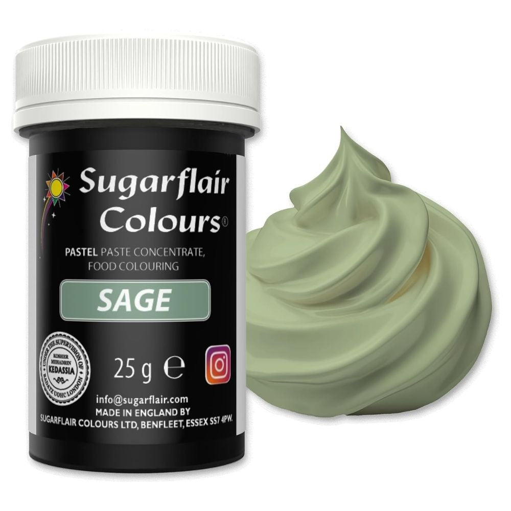 Sugarflair Sage - Pastel Paste Concentrate Colouring 25g