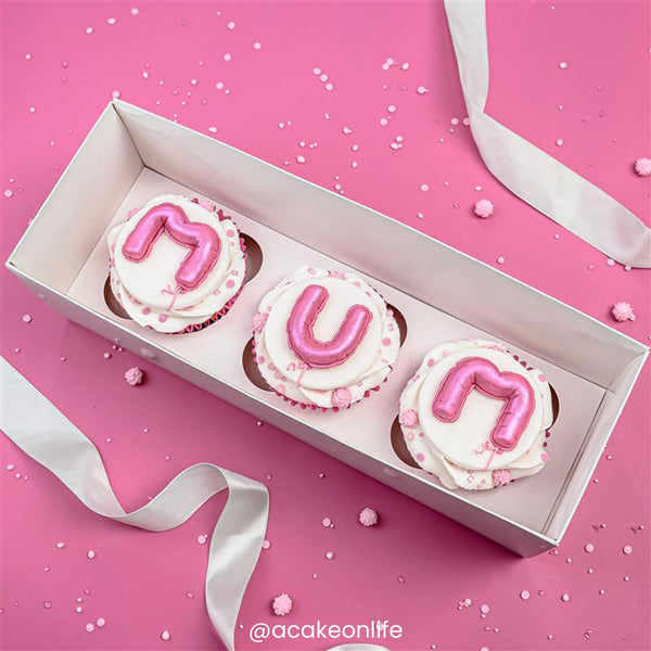 Simply Making Holds 3 Cupcake Box With Full Clear Lid - Pack Of 2