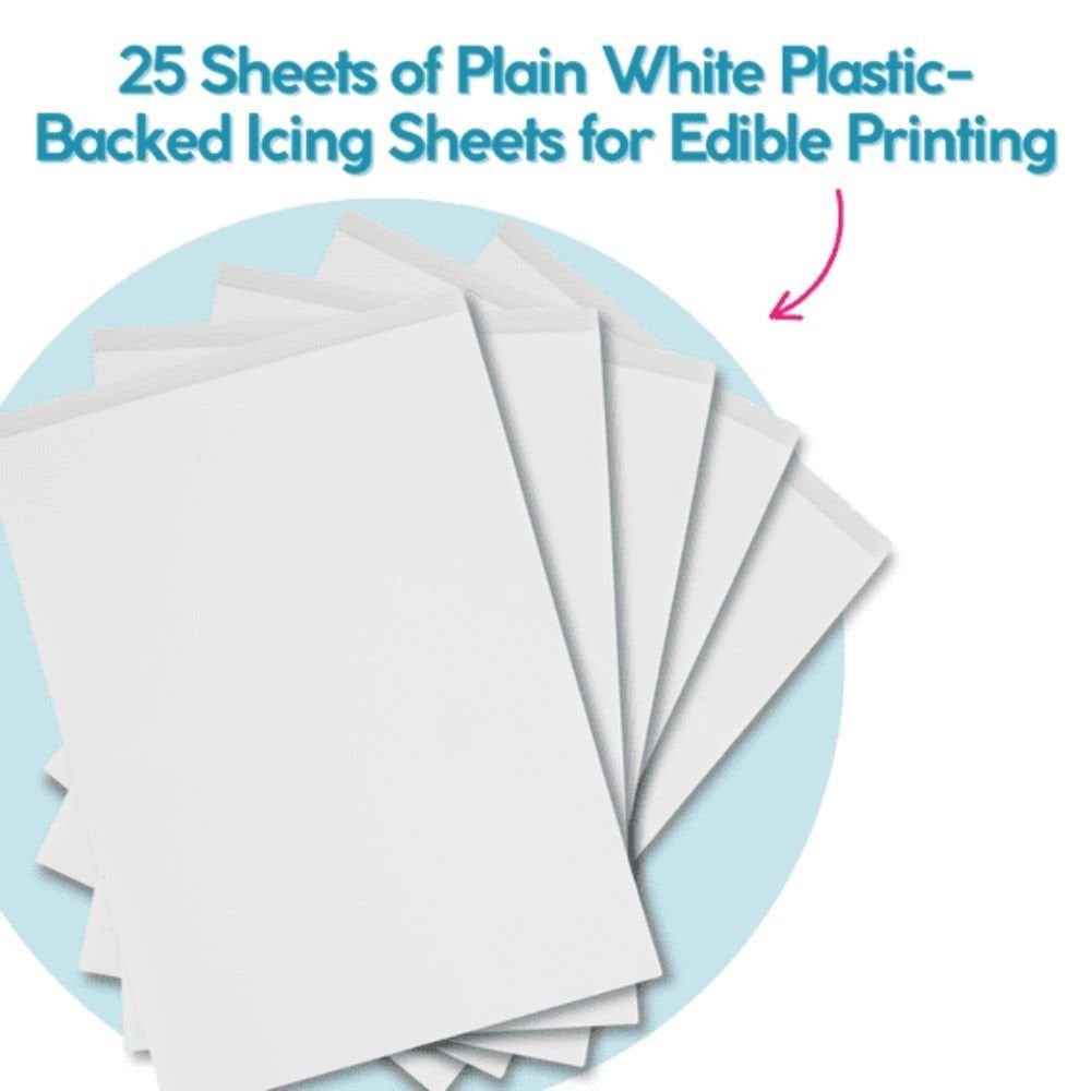 Edible Print Supplies Limited A4 Premium Easy Peel Edible Icing Sheets